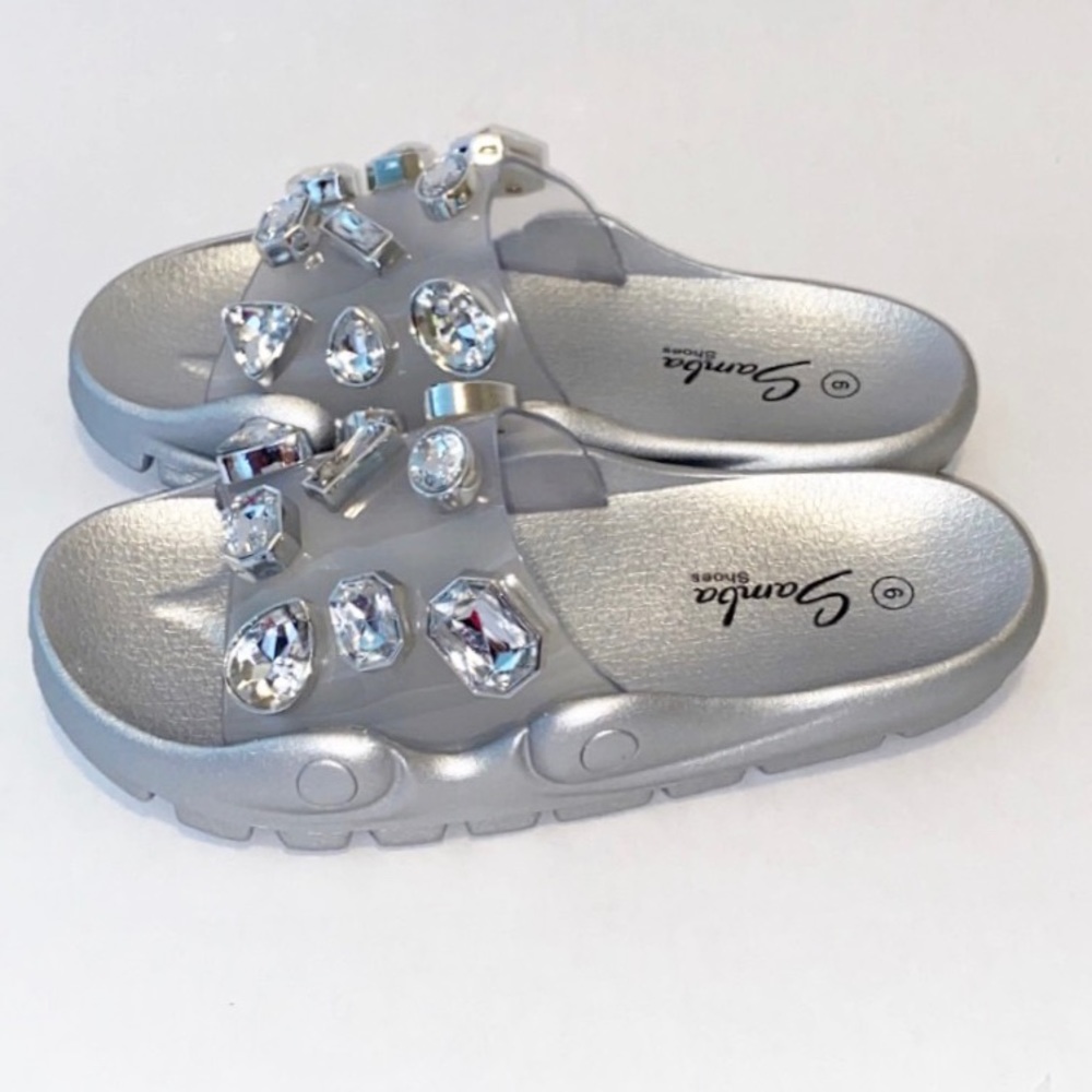 New jelly  Rhinestone Sandal - Picture 2 of 3
